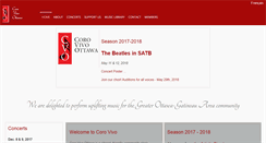 Desktop Screenshot of corovivoottawa.ca